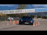 Mercedes-AMG GT C Roadster 2017 - Maniobra de esquiva (moose test) y eslalon | km77.com
