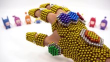 Amazing THANOS Infinity Gauntlet Made Out Of 1,854 Magnetic Balls (DIY ASMR)