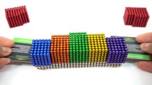 DIY - How To Make Spaceship of The Avengers from Magnetic Balls (ASMR)