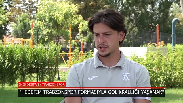 Trabzonsporlu Enis Destan'ın hedefi gol krallığı!