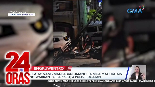 24 Oras: (Part 1) Nanlaban nang hainan ng warrant of arrest; kapwa akusado ni Quiboloy, arestado; freeze order vs. assets ni Mayor Guo; sumadsad na eroplano sa NAIA, atbp.