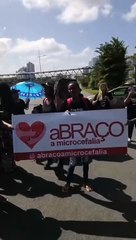 VÍDEO: Mães de crianças afetadas pelo Zika Vírus protestam na Av. Paralela