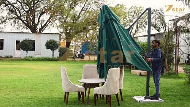 Roman Heavy Duty Side Pole Patio Umbrella Buy Online for Outdoor Space at Best Price