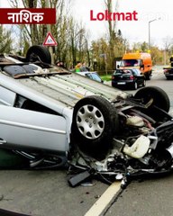 दारूच्या नशेत भरधाव वेगाने वाहन ,भयंकर अपघात असा पकडलं आरोपी..