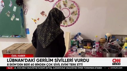 Saldırı altındaki Lübnanlılar ne diyor? CNN TÜRK okula sığınan Lübnanlılarla konuştu
