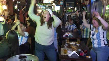 Argentinos eufóricos tras el pase de su selección a la final de la Copa América