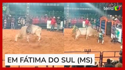 Peão morre após ser pisoteado por touro durante rodeio em MS