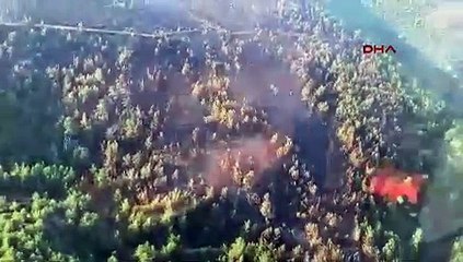 Bodrum'daki orman yangını 18 saat sonra kontrol altında