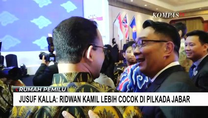 Tải video: Jusuf Kalla Sebut  Ridwan Kamil Lebih Cocok di Pilkada Jabar Dibanding Jakarta