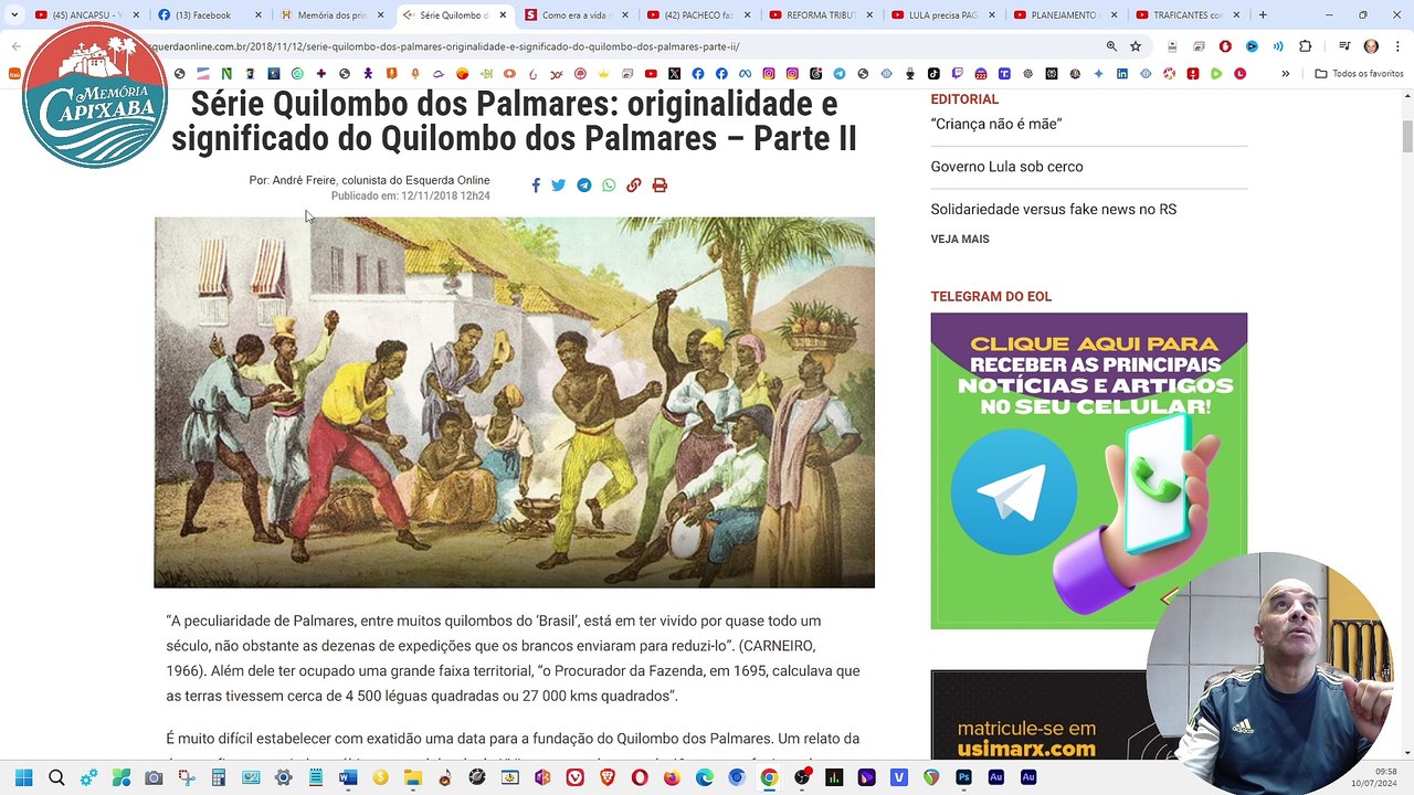 Os Quilombos do Espírito Santo no Século XIX