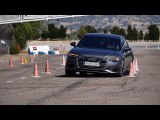 Audi A6 2018 - Maniobra de esquiva (moose test) y eslalon | km77.com