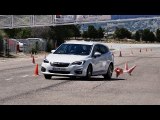 Subaru Impreza 2017 - Maniobra de esquiva (moose test) y eslalon | km77.com