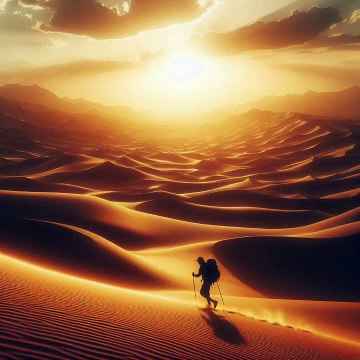 Desert Dunes: The Journey of Perseverance