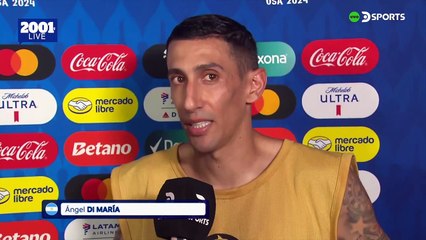 Di María demostró su humildad tras el último triunfo de Argentina