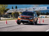 Dacia Duster 2018 - Maniobra de esquiva (moose test) y eslalon | km77.com