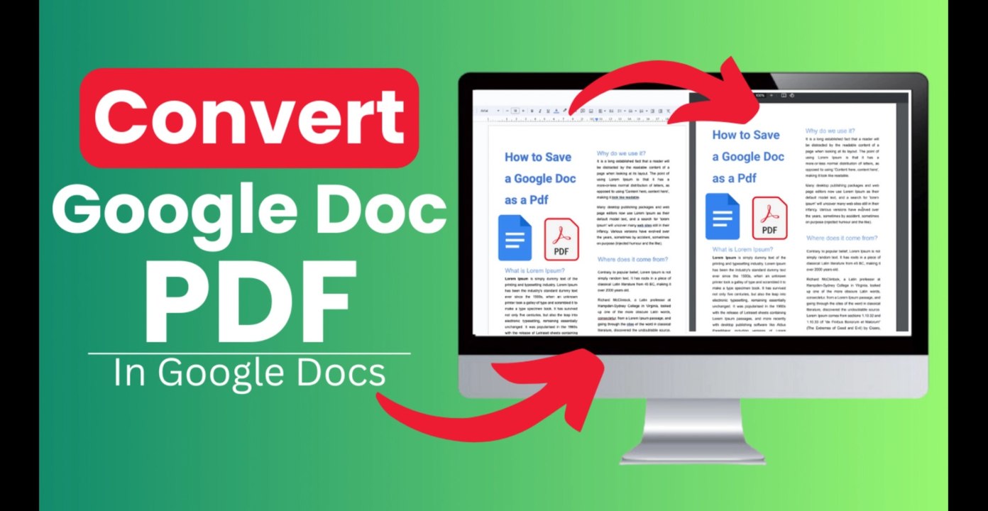 How To Save A Google Doc As A PDF File