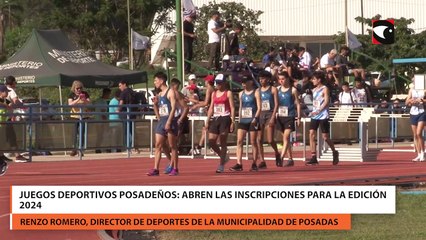 Juegos Deportivos Posadeños: Abren las inscripciones para la edición 2024