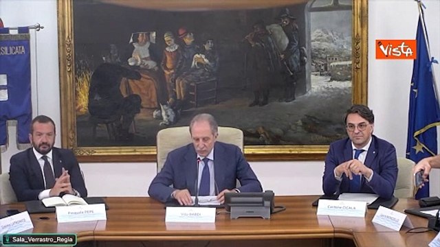 Bardi presenta nuova giunta centrodestra della Basilicata, l'intesa dopo 75 giorni di trattative