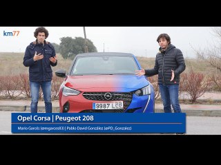 Opel Corsa (2020) y Peugeot 208 (2020). Comparativa | km77.com
