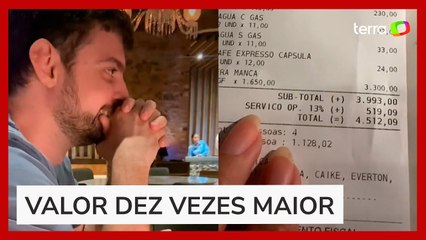 Jovens viralizam ao confundirem preço de garrafa de vinho em restaurante na Bahia