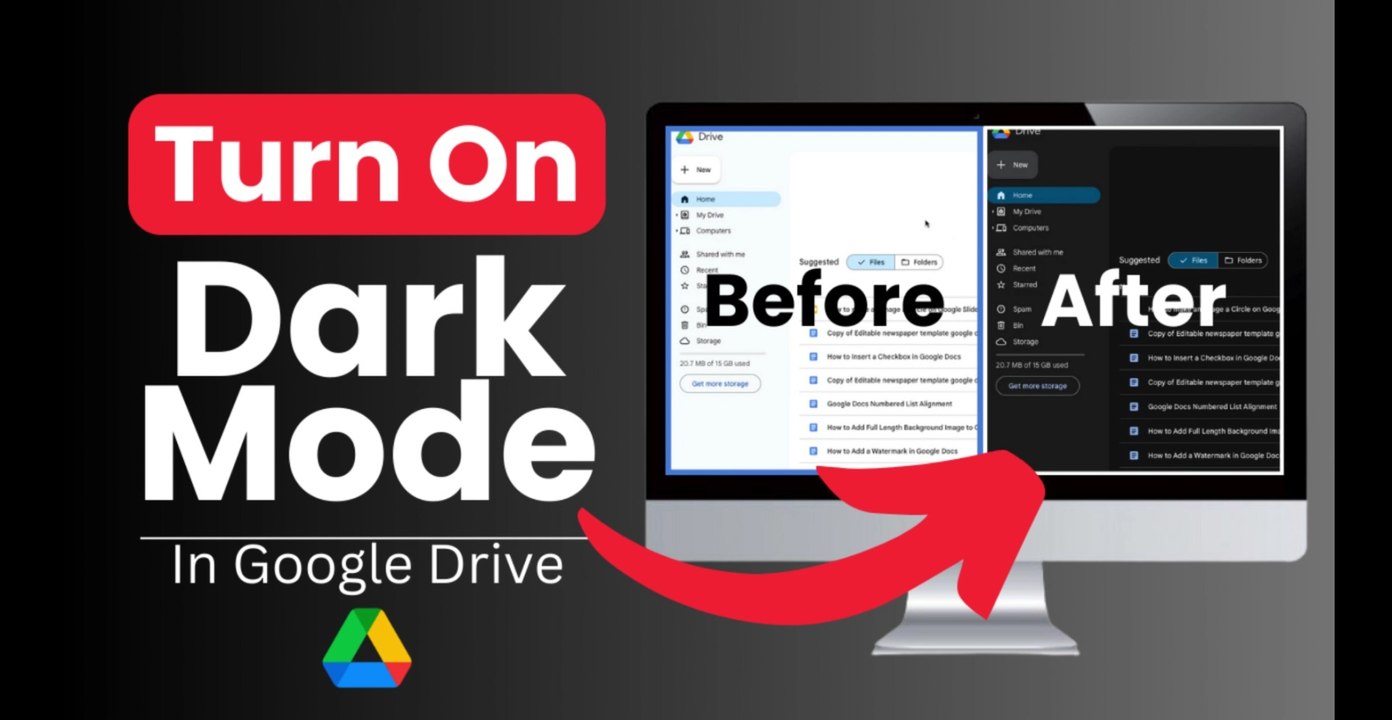 How To Turn On Dark Mode In Google Drive - Enable Dark Mode in Google Drive - Activate Night Mode – Official Ways - Easy & Quick Tutorial!