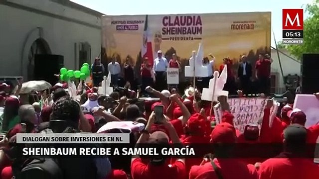 Claudia Sheinbaum se reúne con Samuel García y Mariana Rodríguez en CdMx