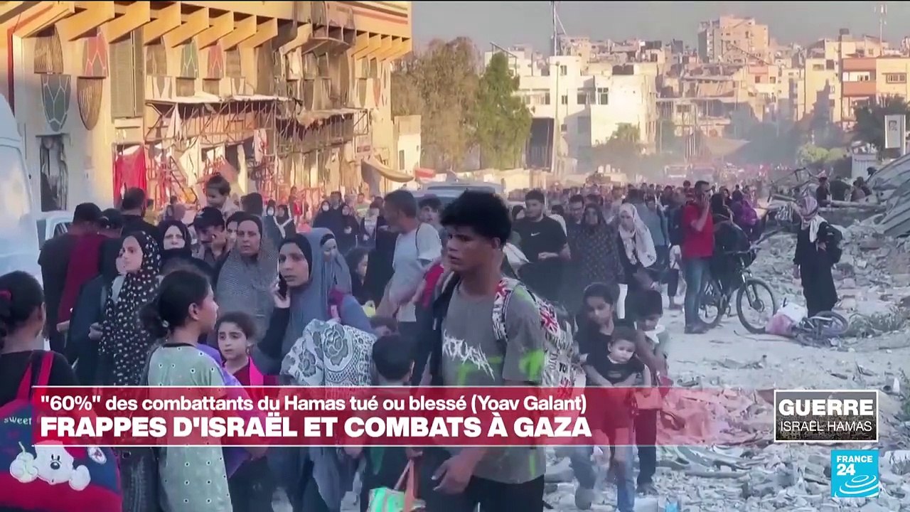 Gaza : Israël affirme avoir tué ou blessé "60%" des combattants du Hamas