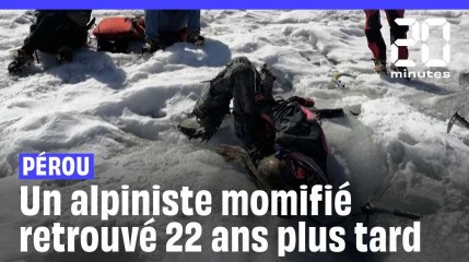 Pérou : Le corps d'un alpiniste retrouvé momifié 22 ans plus tard #shorts