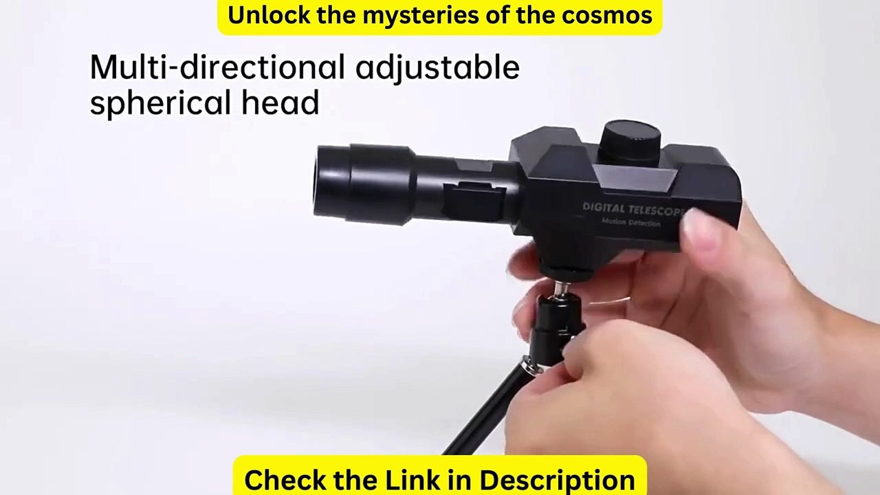 Unlock the mysteries of the cosmosWiFi Digital Telescope 70X Large Aperture Objective Lens 2MP video