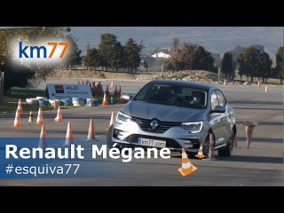 Renault Mégane 2020 - Maniobra de esquiva y eslalon | km77.com