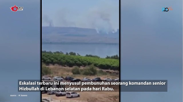 Hizbullah Menembakan 200 Roket ke Israel