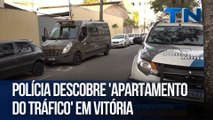 Polícia descobre 'apartamento do tráfico' em Vitória