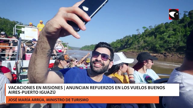 Vacaciones en Misiones | Anuncian refuerzos en los vuelos Buenos Aires-Puerto Iguazú
