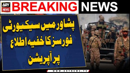 Intelligence-based operation by security forces in Peshawar’s Hassan Khel: ISPR