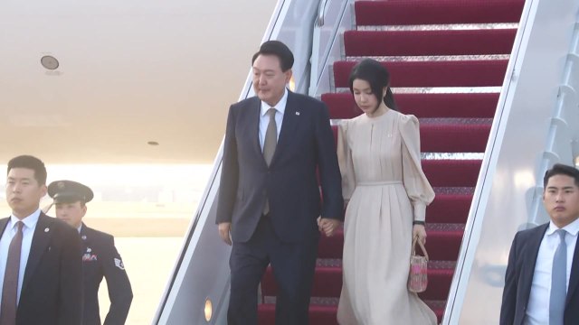 尹, 美 워싱턴 DC 도착...나토 정상회의 일정 돌입 / YTN