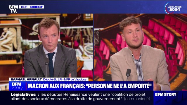 Raphaël Arnault (LFI-NFP): C'est certain que la colère va s'exprimer si Emmanuel Macron ne nomme pas un Premier ministre issu du NFP