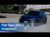 Fiat Tipo 2021 - Maniobra de esquiva (moose test) y eslalon | km77.com