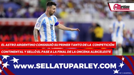 ¡Lionel Messi hace historia tras su gol ante Canadá!