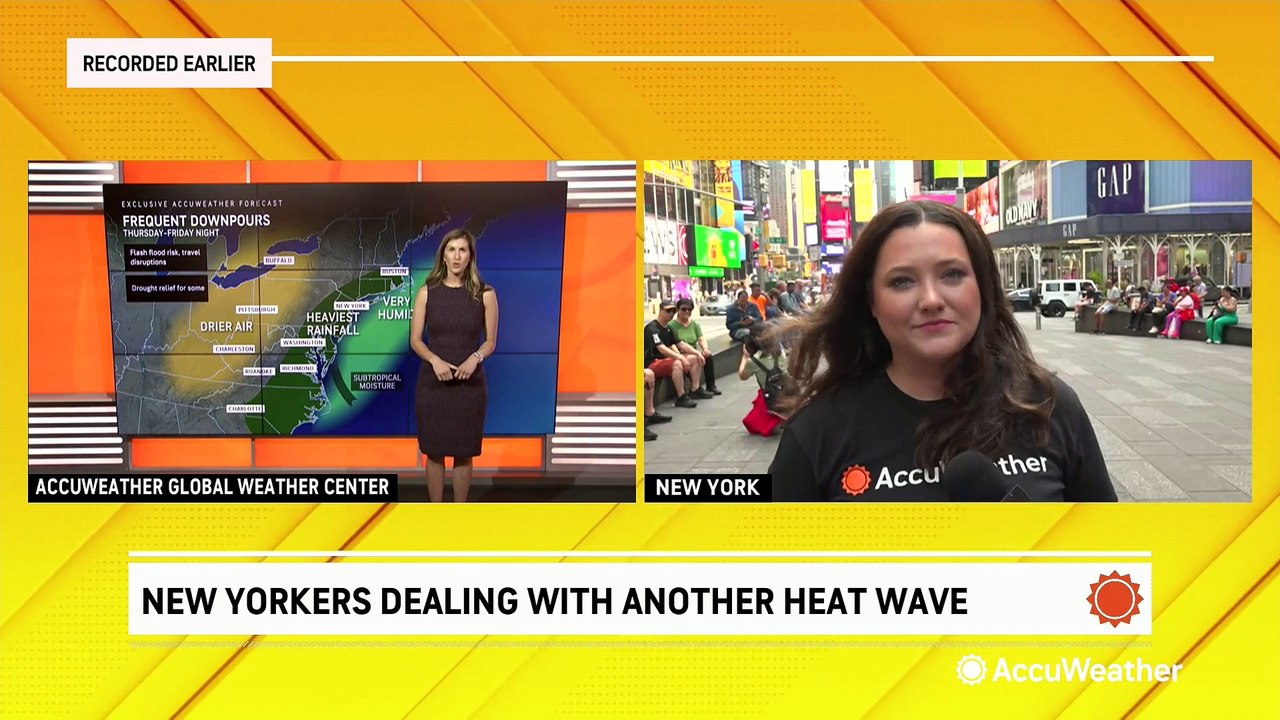 New York City swelters under scorching heat wave