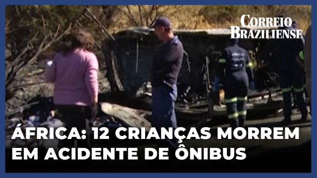 ACIDENTE COM ÔNIBUS ESCOLAR NA ÁFRICA DEIXA 12 CRIANÇAS MORTAS