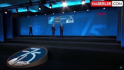 Erdoğan ve Biden'dan ayaküstü sohbet! NATO zirvesinde aile fotoğrafı