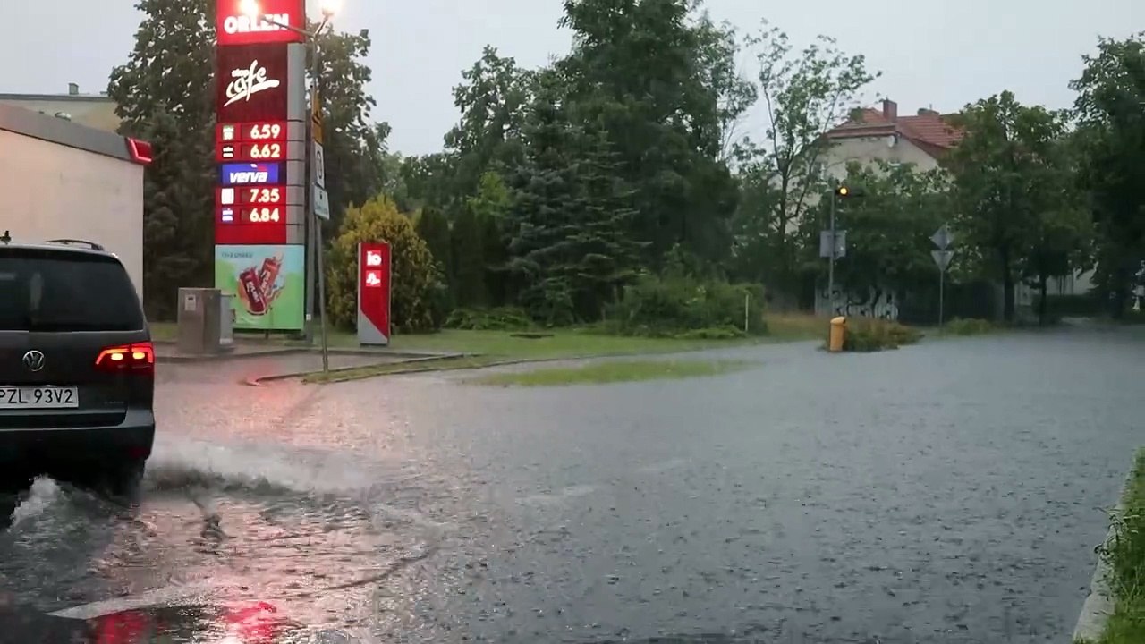 Ulewa w Szczecinku