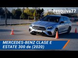 Mercedes-Benz E 300 de 4MATIC Estate  (2020) - Maniobra de esquiva (moose test) y eslalon | km77.com