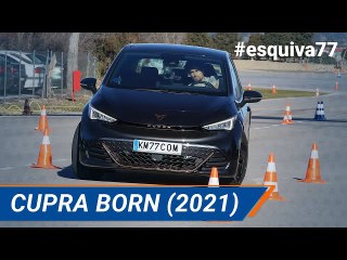 CUPRA Born (2021) - Maniobra de esquiva (moose test) | km77.com