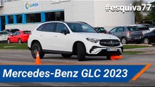 Mercedes-Benz GLC 2023 - Maniobra de esquiva (moose test) y eslalon (slalom) | km77.com