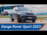 Range Rover Sport P510e 2023 - Maniobra de esquiva (moose test) y eslalon | km77.com