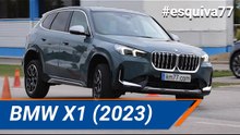 BMW X1 2023 - Maniobra de esquiva (moose test) y eslalon | km77.com