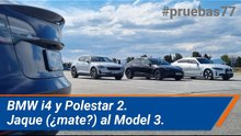 BMW i4 y Polestar 2. Jaque (¿mate?) al Model 3 - Comparativa | km77.com