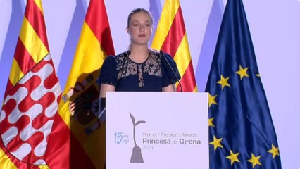El discurso de Leonor en los premios princesa de Girona