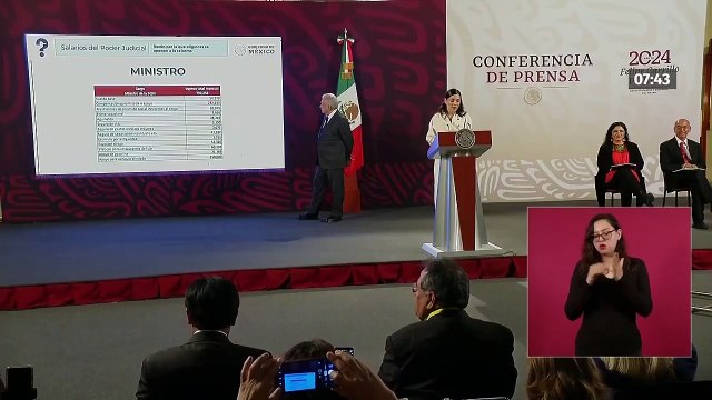 Vilchis muestra la mina de oro que se les va a ministros por reforma al Poder Judicial